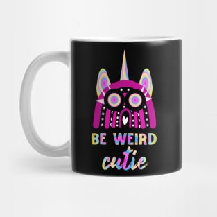 Weird Unicorn Rainbow Mug